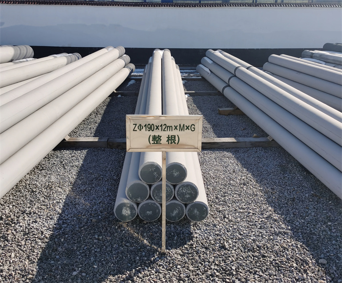 东阿190×12米钢筋混凝土水泥电线杆